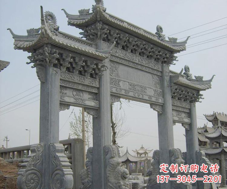张家口石牌坊与石牌楼