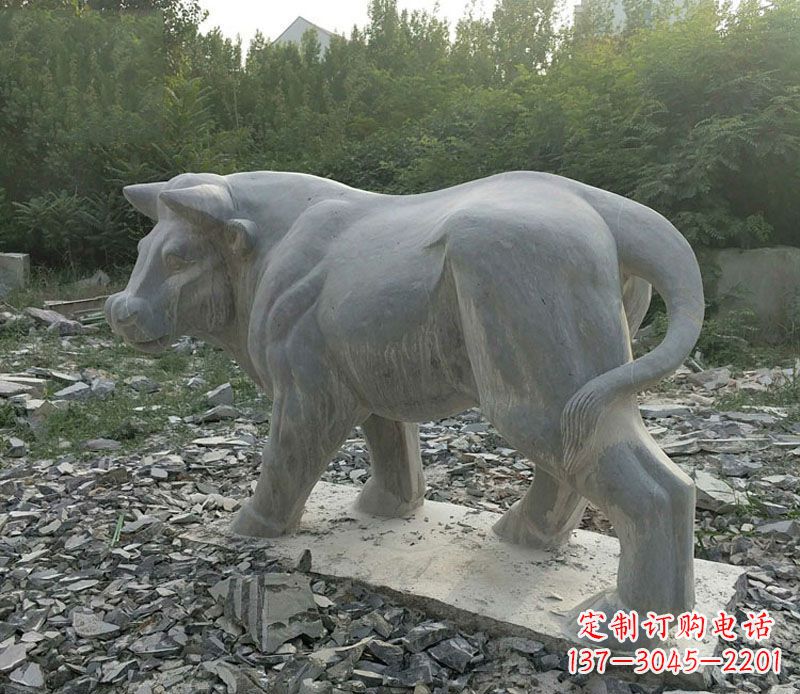 张家口水牛雕公园动物雕塑
