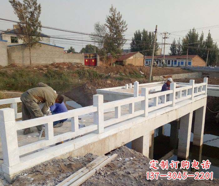 张家口寺庙景观汉白玉栏板石雕