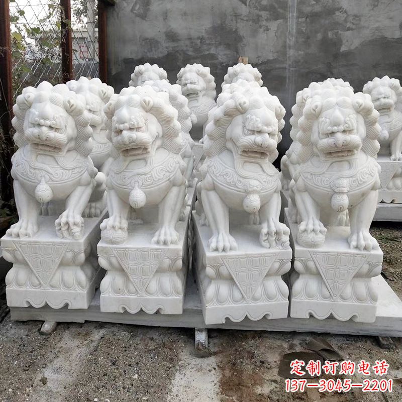 张家口天安门狮子雕塑
