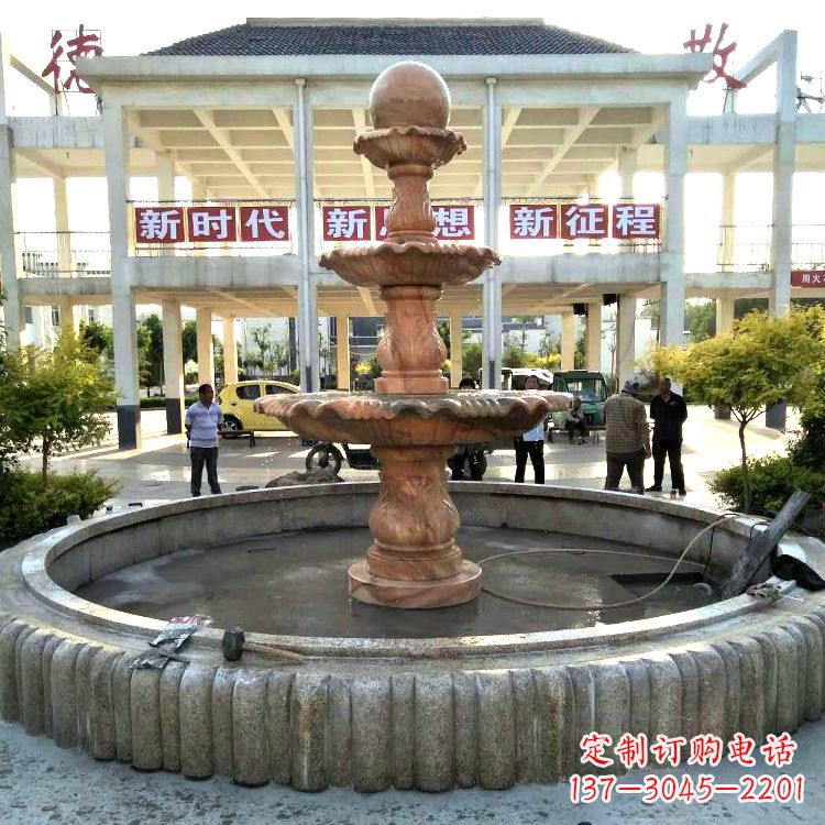 张家口天使喷泉石雕