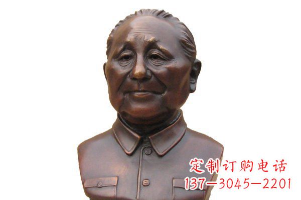 张家口铜雕邓小平头像