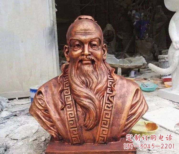 张家口铜雕古代孙思邈人物雕塑