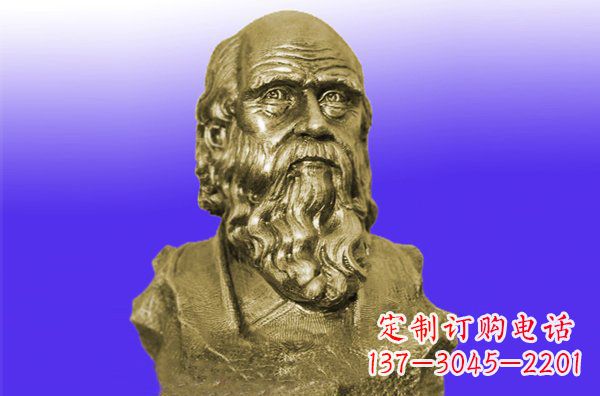 张家口托尔斯泰头像铜雕