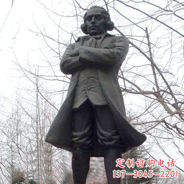 张家口瓦特公园铜雕塑像