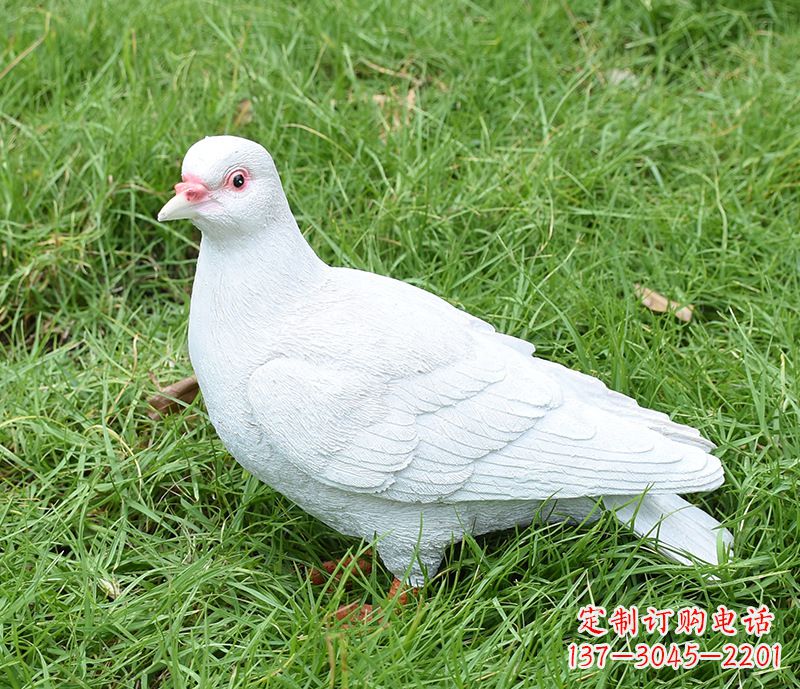 张家口潍坊和平鸽雕塑女孩