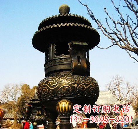 张家口香炉铜雕塑