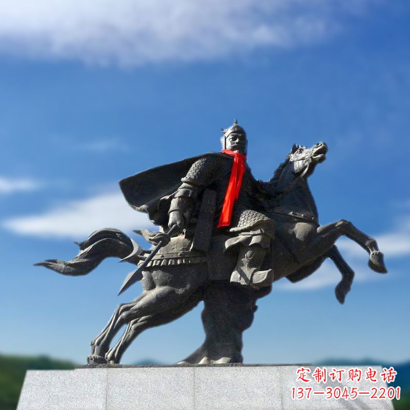 张家口薛仁贵西征雕塑-唐初著名将领中国历史名人雕像