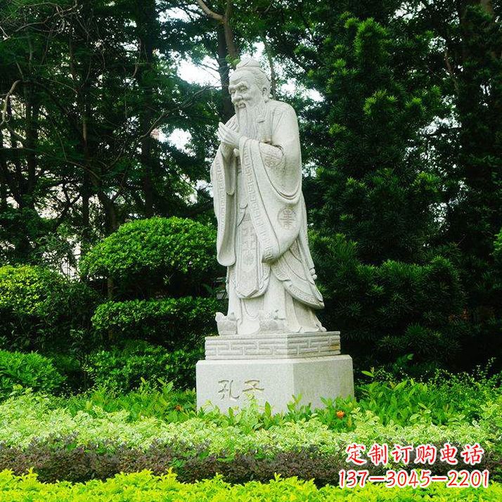 张家口学校名人铜像雕塑 孔子铜像雕塑