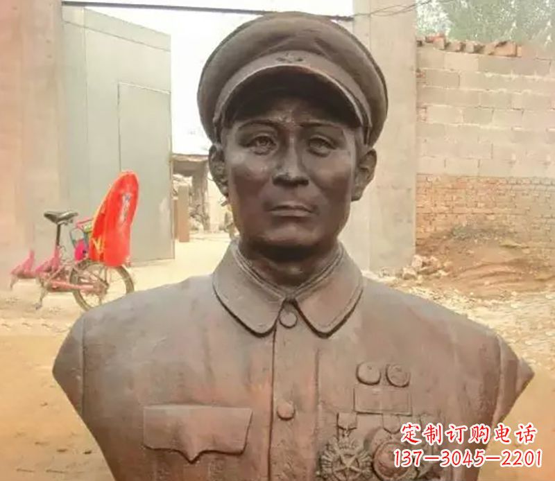 张家口元帅名人胸像铜雕