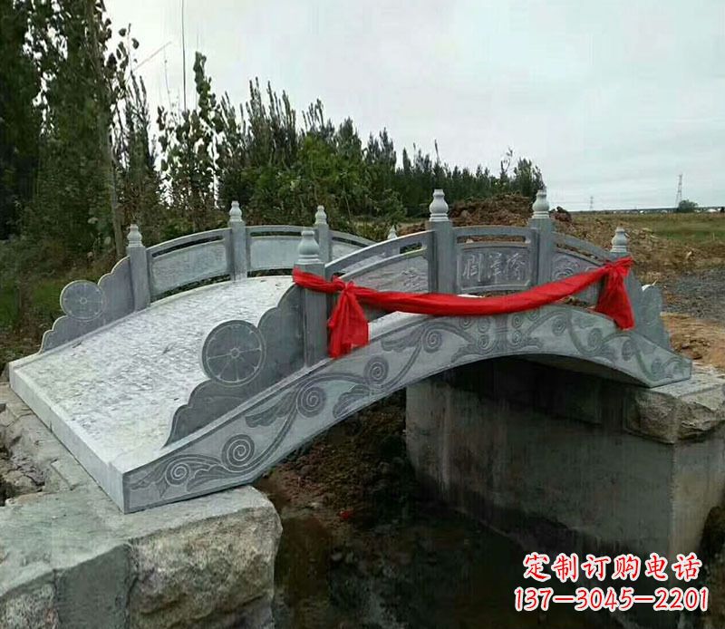 张家口园林仿古石拱桥景观雕塑