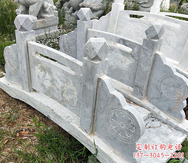 张家口园林仿古石拱桥景观石雕 (2)