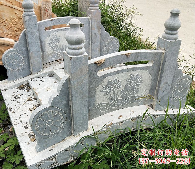 张家口园林仿古石栏板景观石雕_1 (2)