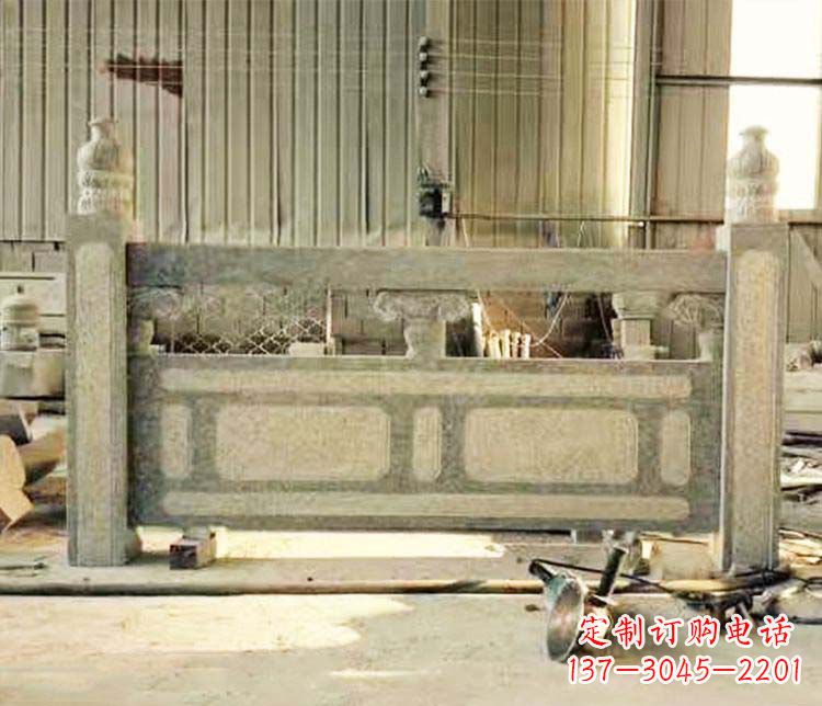 张家口园林仿古石栏板景观石雕