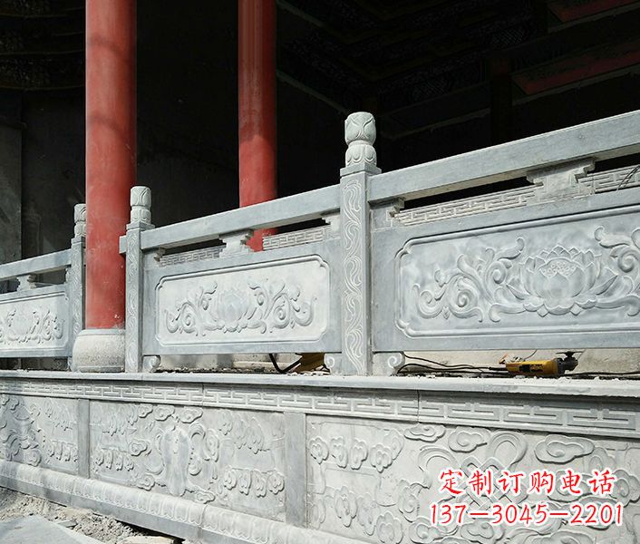 张家口园林仿古石栏板景观石雕_1 (3)
