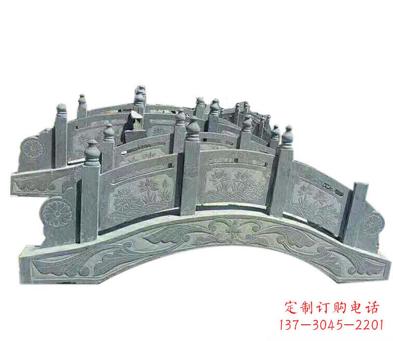 张家口园林仿古石栏板景观石雕_2