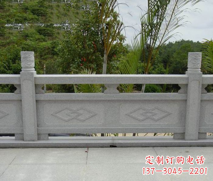 张家口园林景观大理石栏板雕塑 (3)