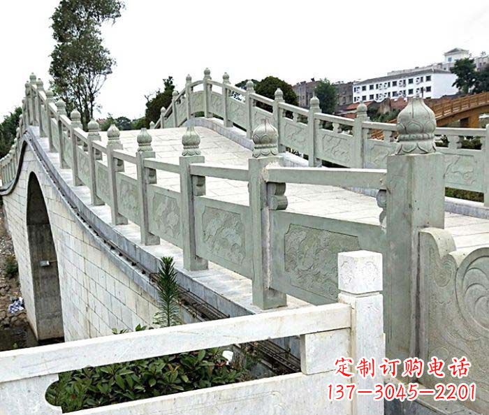 张家口园林景观大理石栏板石雕 (3)