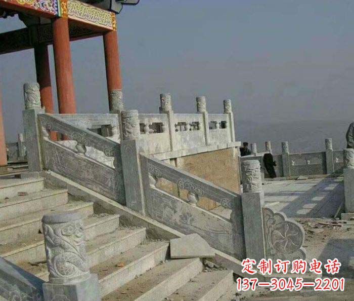 张家口园林景观仿古石雕栏板
