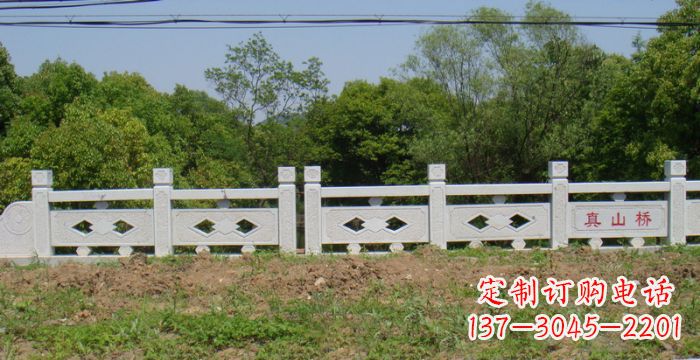 张家口园林景观真山桥石雕栏板 (2)
