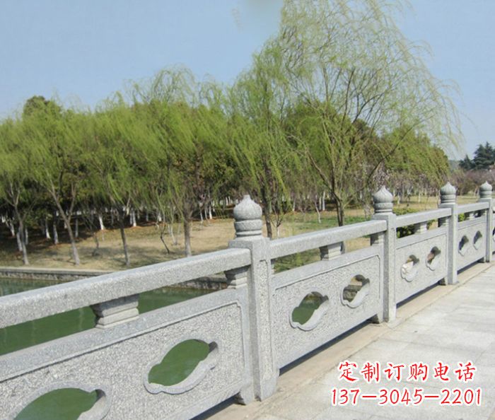 张家口园林景观真山桥石雕栏板