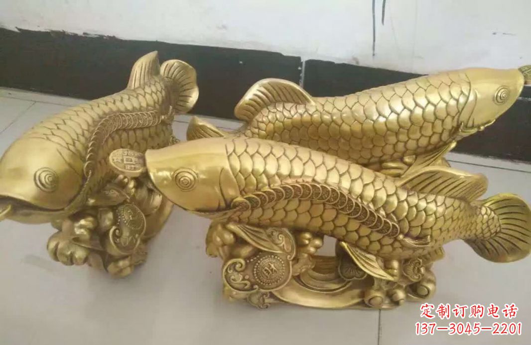 张家口招财金龙鱼雕塑
